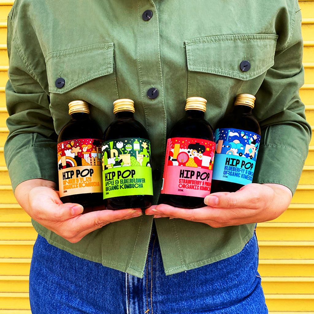 hip pop bottles in four colors