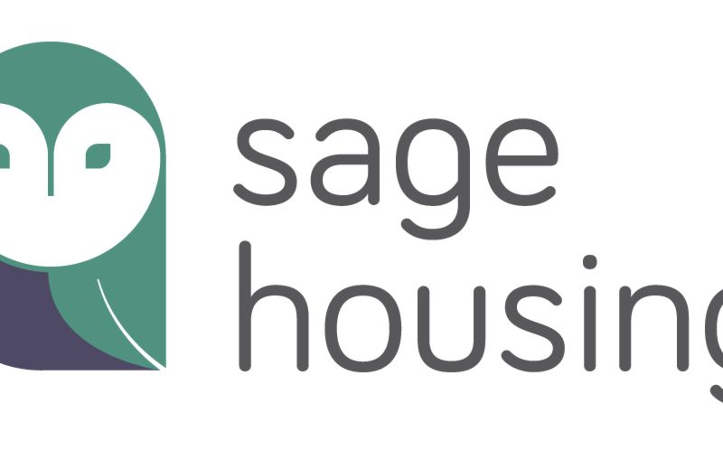 Sage Housing logo (green and grey owl)